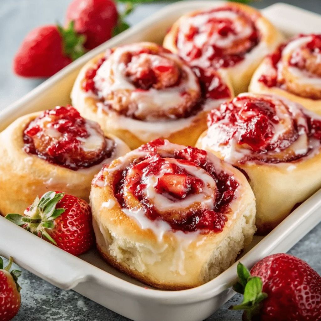 Dreamy Strawberry Cheesecake Cinnabon Rolls - PP372 Thumb Dreamy Strawberry Cheesecake Cinnabon Rolls