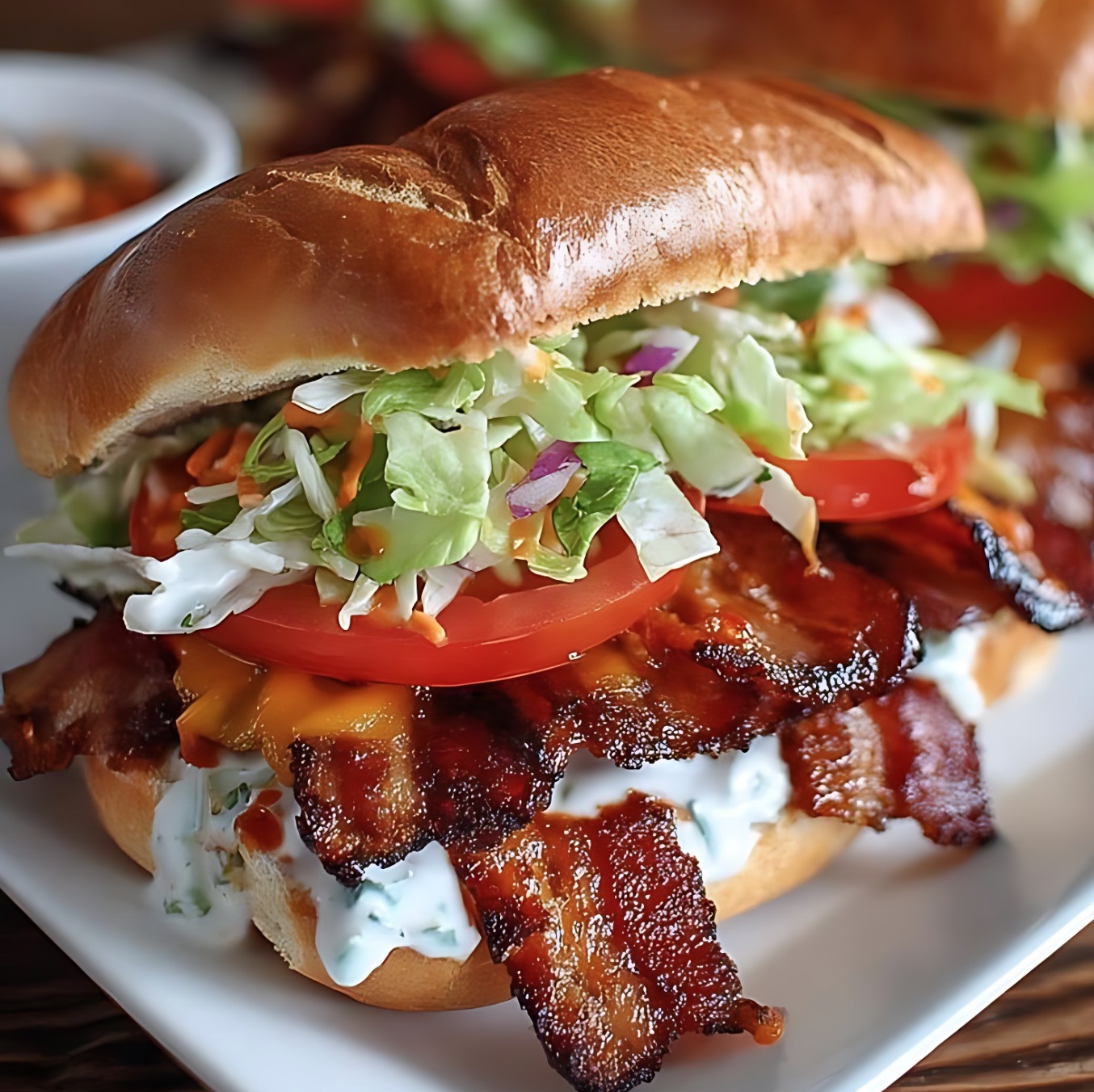 Irresistible BBQ Bacon Ranch BLT Sandwich - PP381 Thumb Irresistible BBQ Bacon Ranch BLT Sandwich