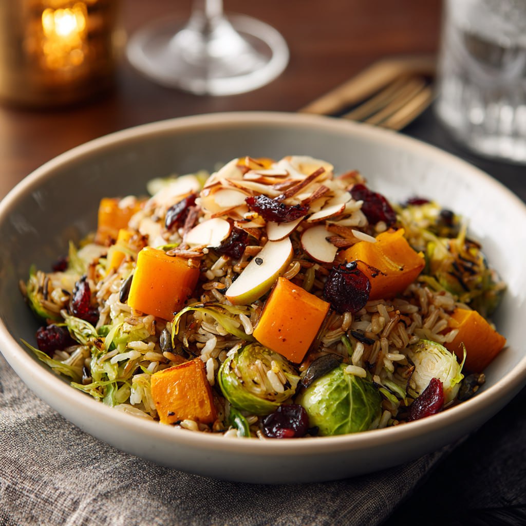 Nourishing Rice Harvest Bowls With Fig Balsamic Vinaigrette - PP388 Thumb Nourishing Rice Harvest Bowls With Fig Balsamic Vinaigrette Recipe