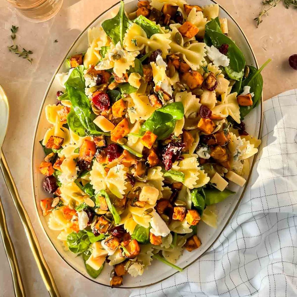 Wholesome Fall Salad With Maple-Lime Dressing