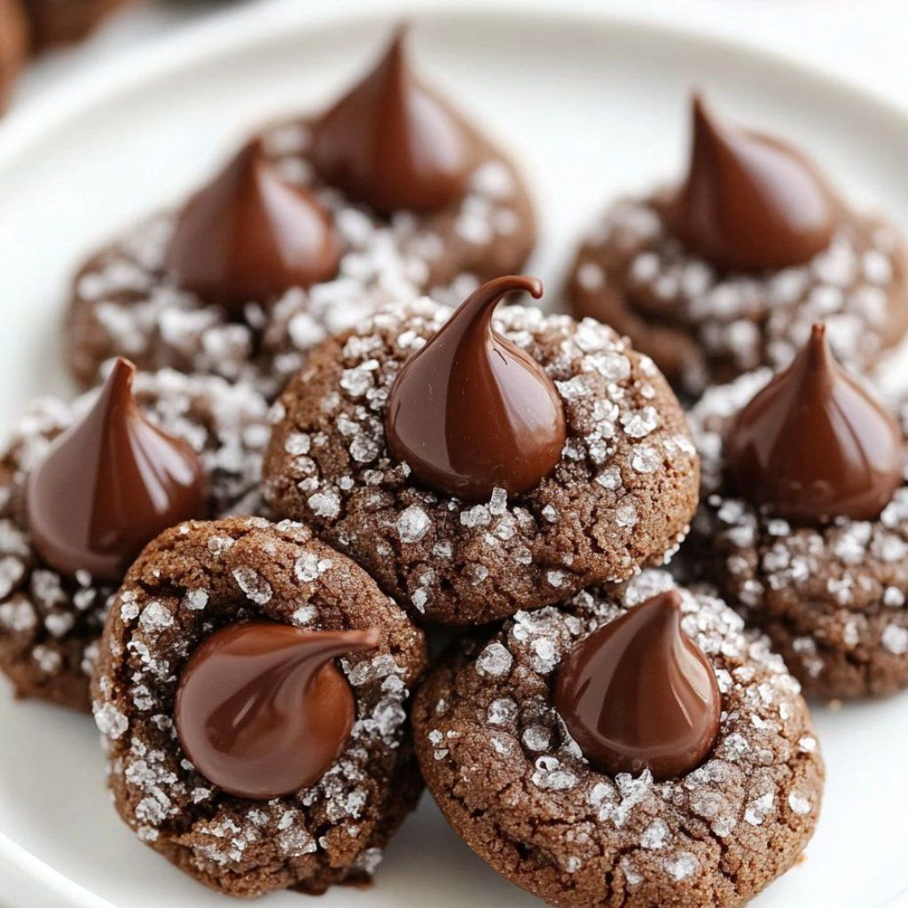 Heavenly Chocolate Caramel Blossoms