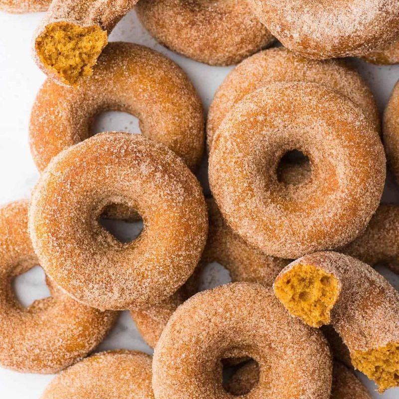 Buttery Gluten Free Pumpkin Donuts