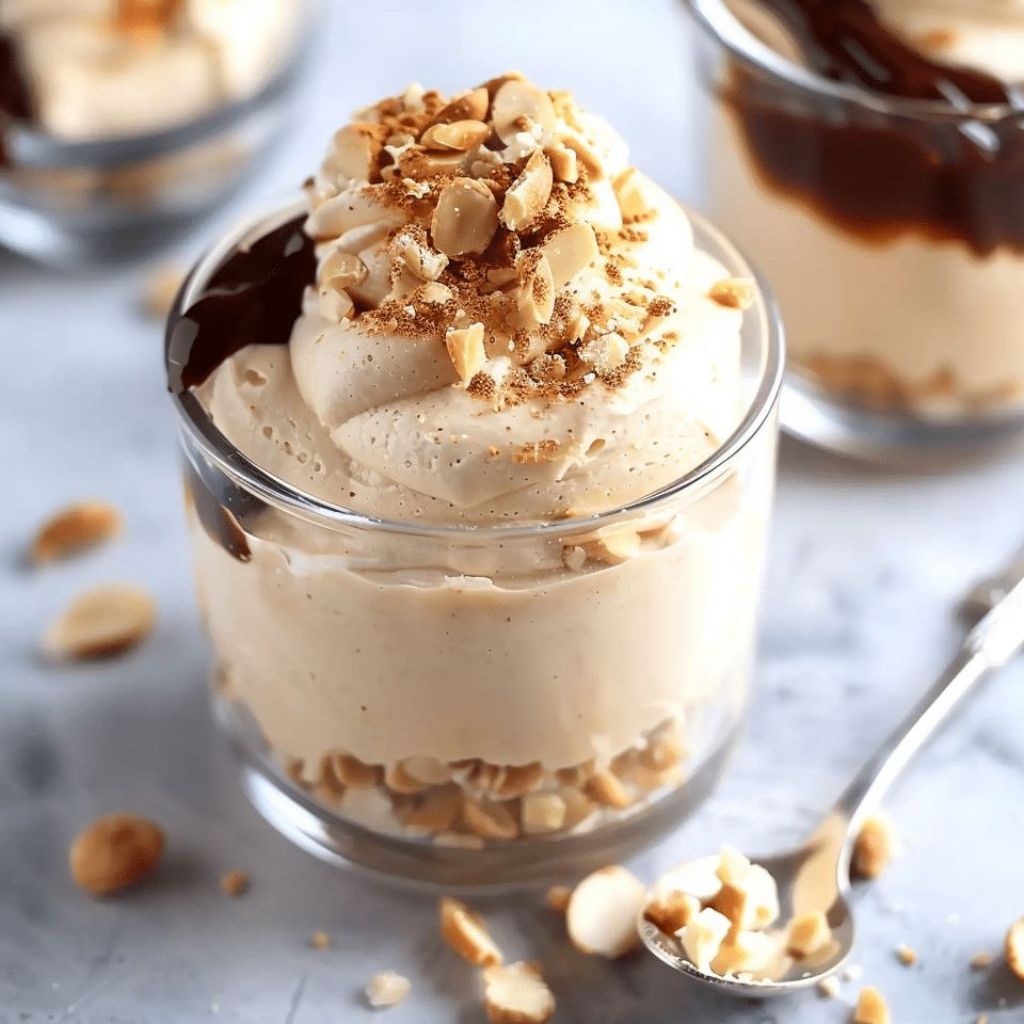 Velvety Cottage Cheese Peanut Butter Mousse