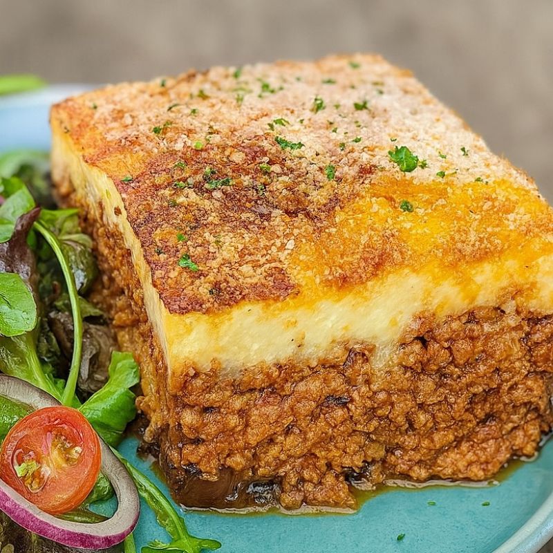 Authentic Greek Eggplant Moussaka - PP434 Thumb Authentic Greek Eggplant Moussaka