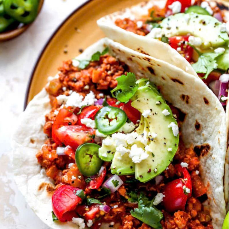 Zesty Crispy Baked Ground Turkey Tacos With Avocado Sauce - PP435 Thumb Zesty Crispy Baked Ground Turkey Tacos With Avocado Sauce