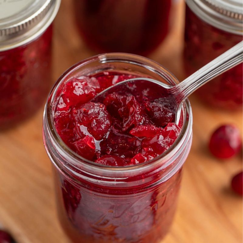 Velvety Christmas Cranberry Jam