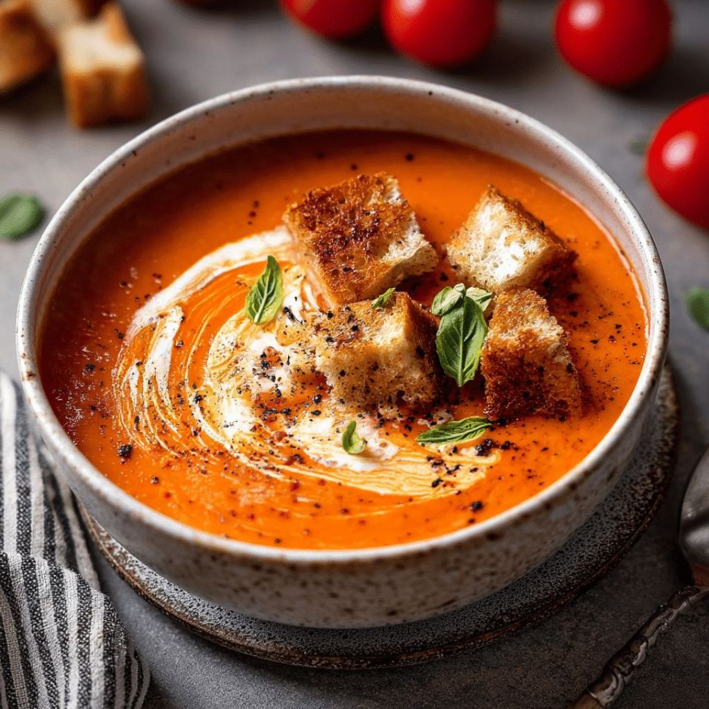 Savory Gordon Ramsay’s Roasted Tomato Soup
