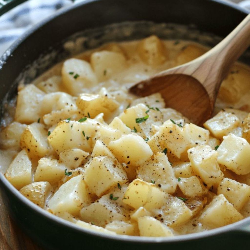 Comforting Southern Stewed Potatoes - PP445 Thumb Comforting Southern Stewed Potatoes