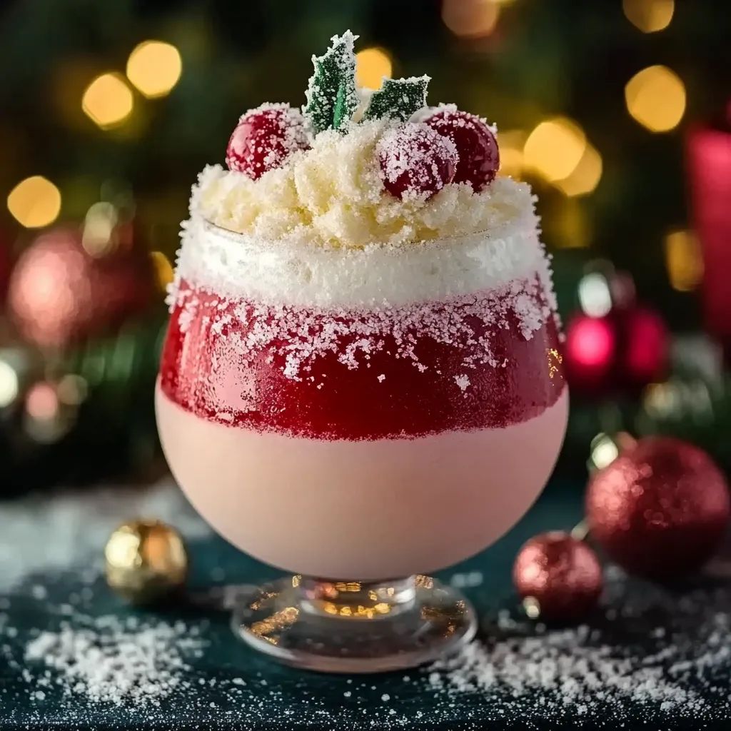 Cheerful Kissing Santa Claus Mocktail - PP447 Thumb Cheerful Kissing Santa Claus Mocktail