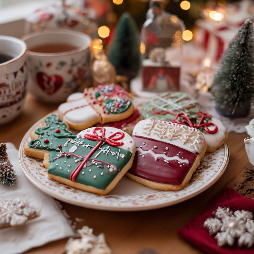 Cheerful Christmas Present Cookies