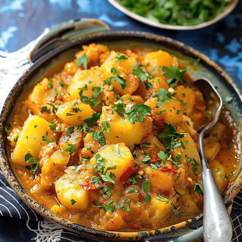 Comforting Dopiazeh Aloo (Persian Potato Curry) - PP462 Thumb Comforting Dopiazeh Aloo Persian Potato Curry