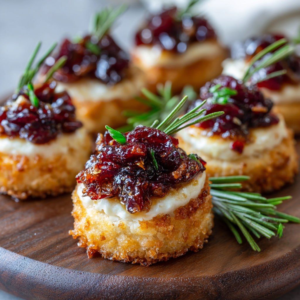Savory Brie And Cranberry Bites