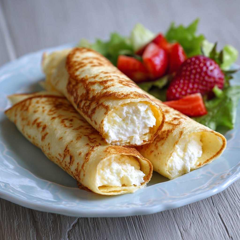 Easy 2-Ingredient Cottage Cheese Wraps - PP472 Thumb Easy 2 Ingredient Cottage Cheese Wraps Recipe