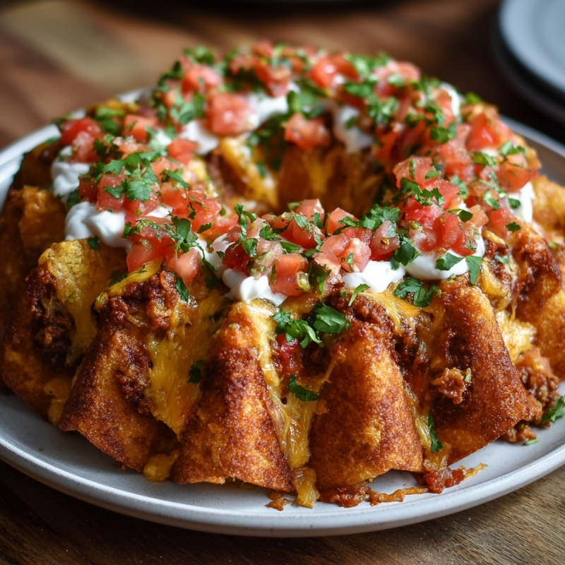 Festive Bundt Pan Nachos