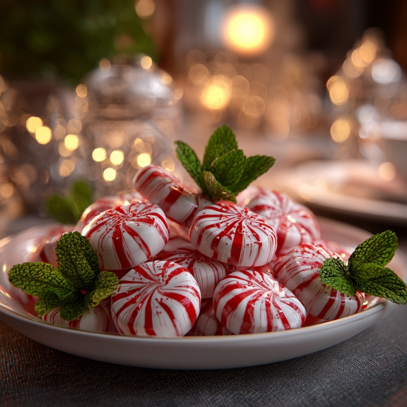 Homemade Soft Christmas Peppermints - PP479 Thumb Homemade Soft Christmas Peppermints