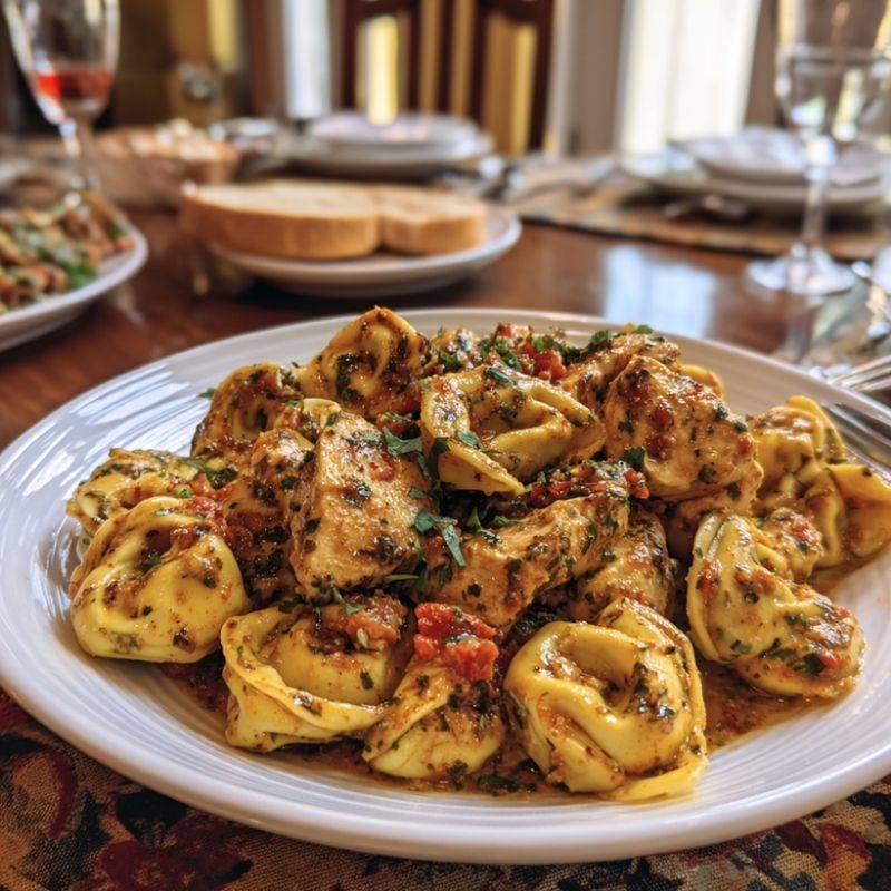 Flavor-Packed One-Pot Spicy Garlic Butter Chicken Tortellini - PP487 Thumb Flavor Packed One Pot Spicy Garlic Butter Chicken Tortellini