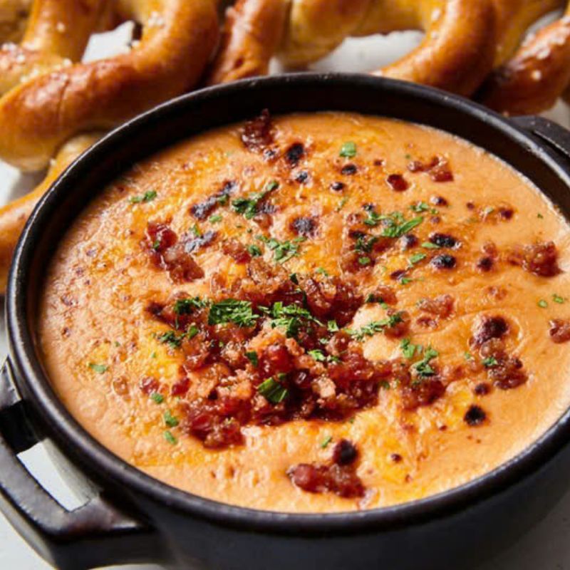 Decadent Beer Cheese Dip With Bacon - PP495 Thumb Decadent Beer Cheese Dip With Bacon