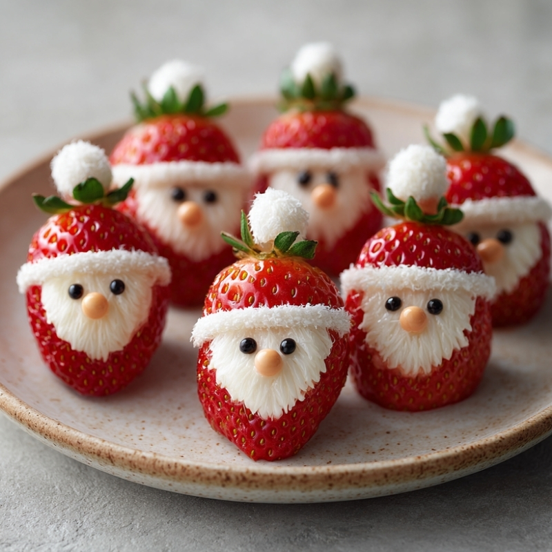Easy Strawberry Santas - PP513 Thumb Easy Strawberry Santas