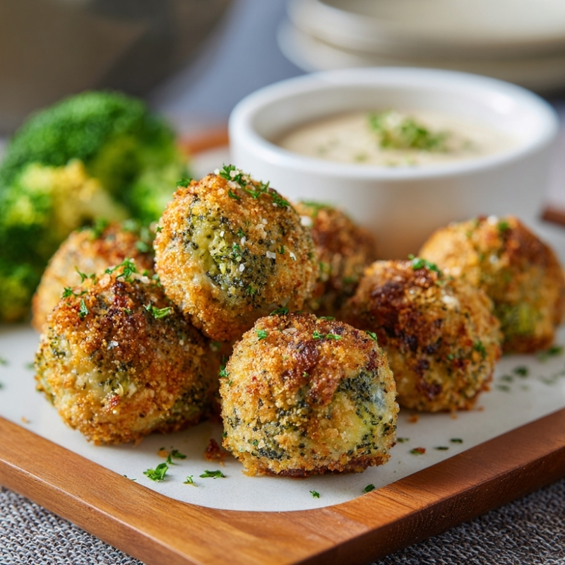 Delicious Baked Broccoli Cheese Balls - PP514 Thumb Delicious Baked Broccoli Cheese Balls