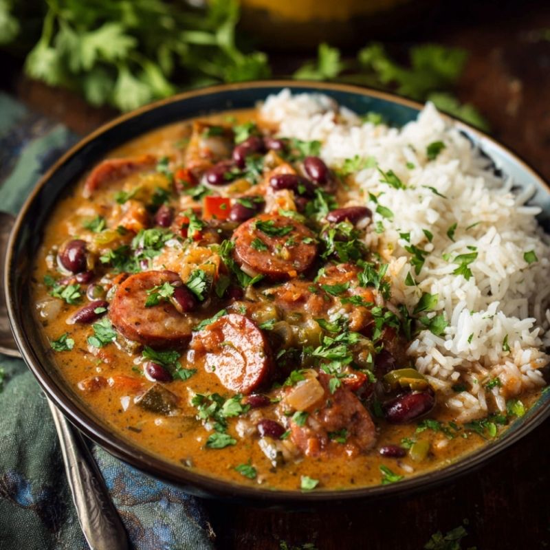 Soulful Louisiana Red Beans And Rice