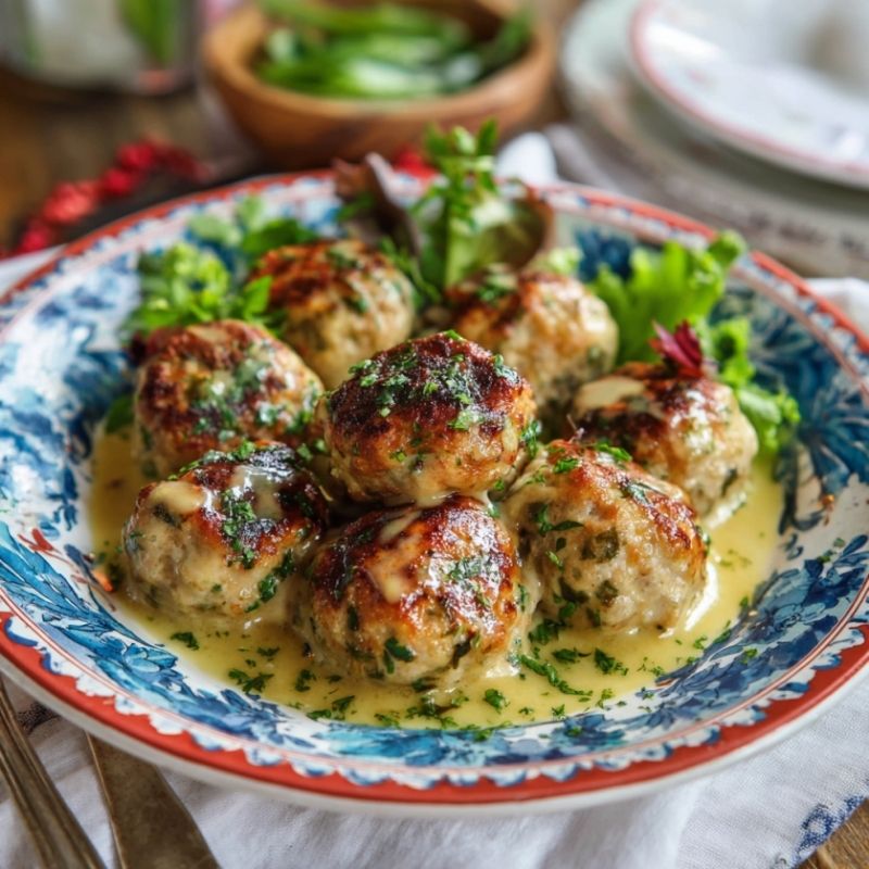 Apple Cider Turkey Meatballs