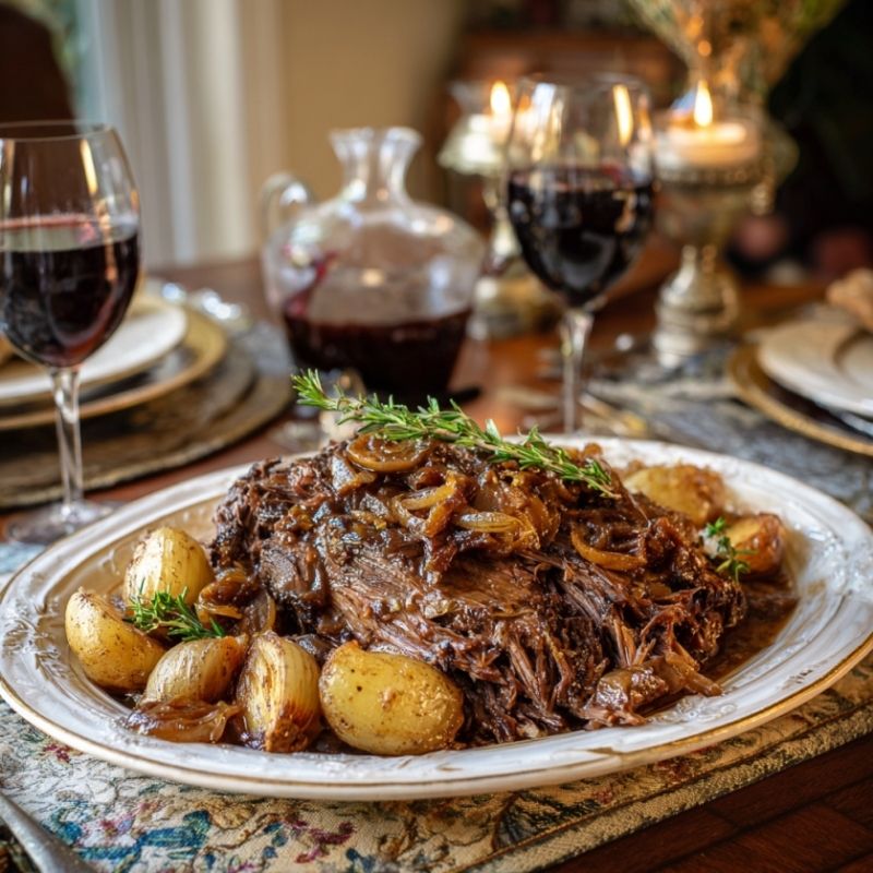 Deeply Savory French Onion Pot Roast