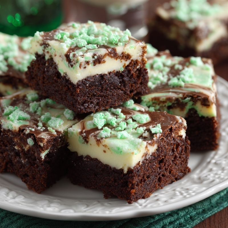 St. Patrick’s Lucky Mint Brownie Bites - PP559 Thumb St. Patricks Lucky Mint Brownie Bites