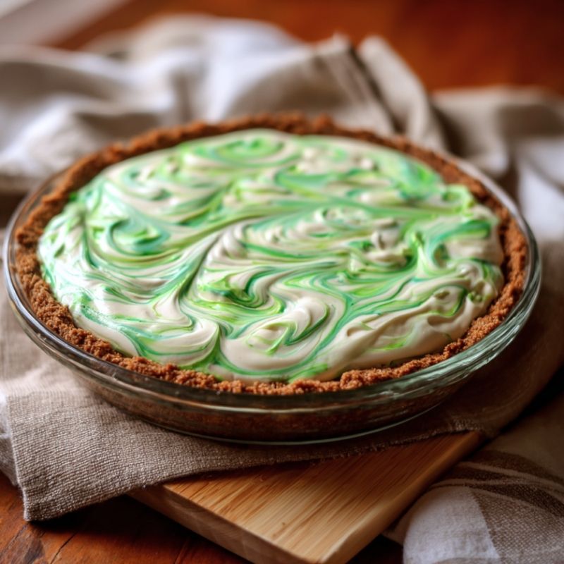 Refreshing Shamrock Swirl Pie - PP560 Thumb Refreshing Shamrock Swirl Pie
