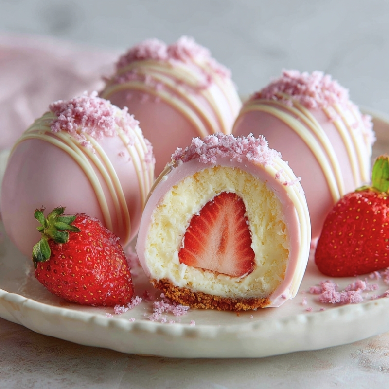Blissful Strawberry Shortcake Easter Egg Bombs - PP571 Thumb Blissful Strawberry Shortcake Easter Egg Bombs