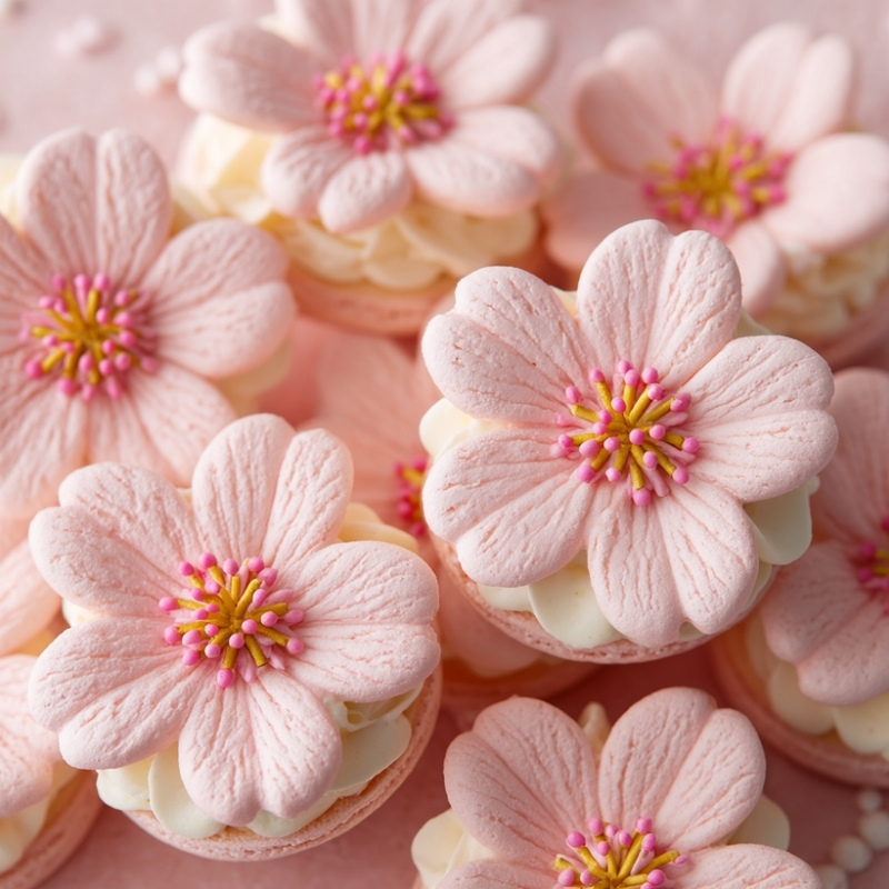 Cherry Blossom Macarons - PP574 Thumb Cherry Blossom Macarons